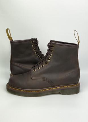 Ботинки dr. martens 11822 tan brown оригинал высокие кожаные коричневые размер 40 40.5 41