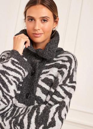 Удлиненный свитер туника с добавлением шерсти2 фото