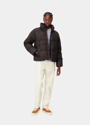 Куртка женская carhartt wip w' springfield jacket paisley print, buckeye / black