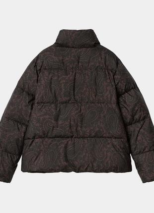 Куртка женская carhartt wip w' springfield jacket paisley print, buckeye / black7 фото