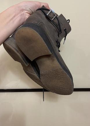 Оригинальные кожаные ботинки сапоги кожа сапоги италия3 фото