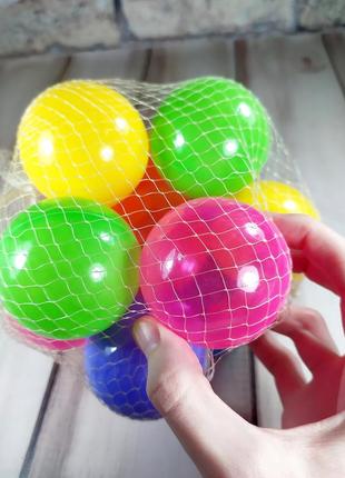 Детский набор цветных шариков (12 шт)5 фото
