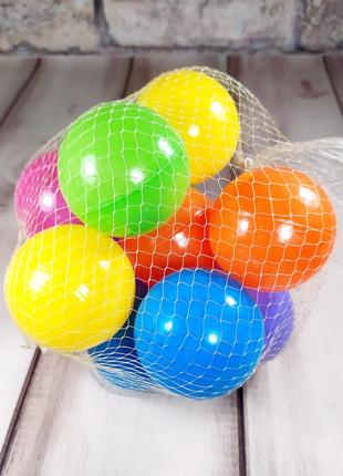 Детский набор цветных шариков (12 шт)6 фото