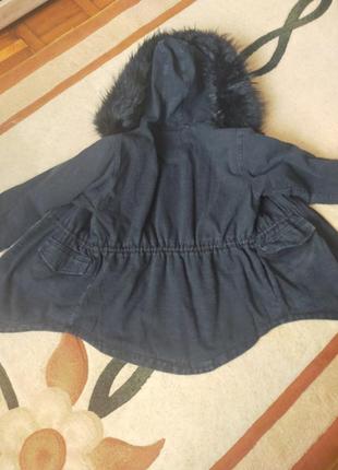 Джинсовая куртка на меху2 фото