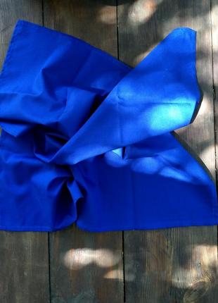 Синий платок бандана2 фото