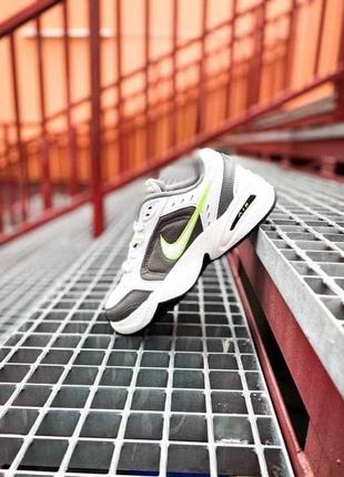 ✅ чоловічі кросівки ✅nike air monarch iv (white/green)3 фото