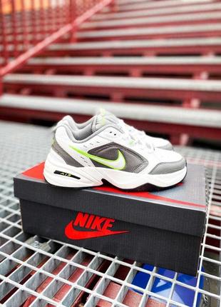 ✅ чоловічі кросівки ✅nike air monarch iv (white/green)1 фото