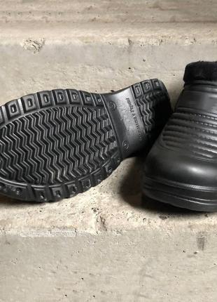Ботинки мужские утепленные. 44 размер, удобная рабочая обувь для мужчин. цвет: черный8 фото