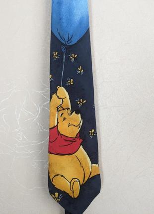 Шовкова краватка з вінні пухом, 100% шовк
