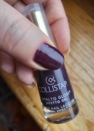 Collistar gloss nail lacquer gel effect # 563 лак для нігтів