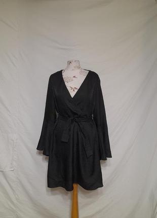 Сукня в готичному стилі готика панк з широкими рукавами8 фото