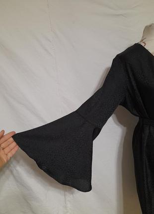 Сукня в готичному стилі готика панк з широкими рукавами5 фото