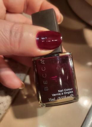 Becca tempranillo nail color - лак для ногтей4 фото