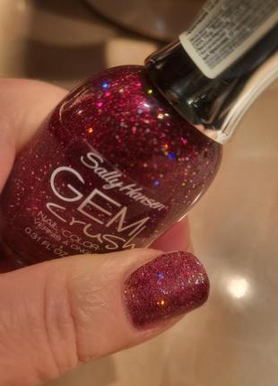 Sally hansen gem crush nail color лак для ногтей