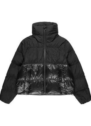 Пуховик adidas originals cropped jacket black