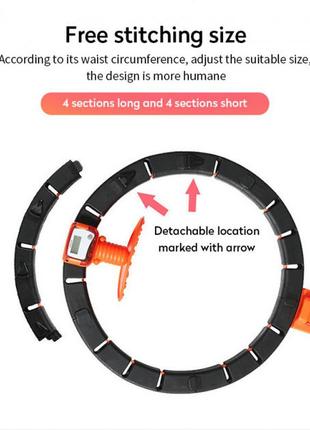 Умный массажный обруч для похудения живота и боков intelligent hula hoop3 фото