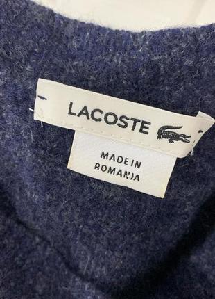 Платье lacoste вязаное по фигуре шерсть платья полоскато4 фото