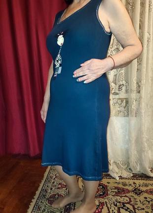 Великолепное платье-майка, хатное платье, ночная рубашка1 фото
