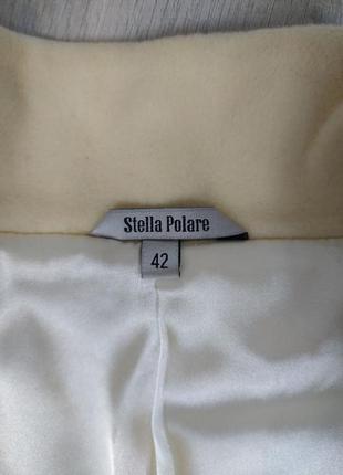 Женское пальто stella polare демисезонное бежевое размер 42 (xs)8 фото