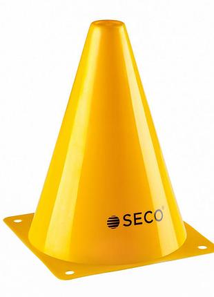 Конус маркувальний seco — 18 см (жовтий)
