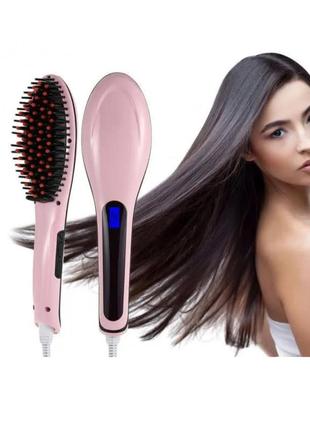 Расческа-выпрямитель fast hair straightener hqt-906