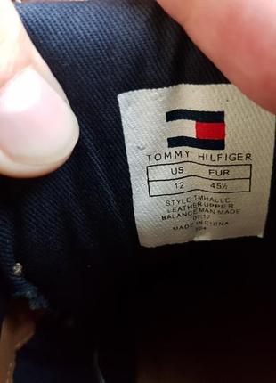 Tommy hilfiger оригінал 45 29,5 см по устілці нові шкіряні черевики2 фото