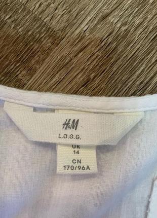 Легкая, летняя хлопковая блуза h&m6 фото