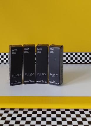 Кремовая помада kiko milano smart fusion lipstick