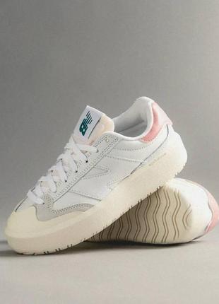 Кроссовки new balance ct302 white/pink