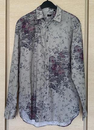 Рубашка мужская  премиум класса стильная оригинал paul smith размер s