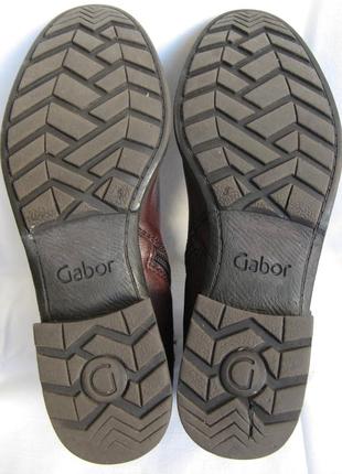 534. ботинки, ботинки кожаные gabor comfort 38 р.9 фото