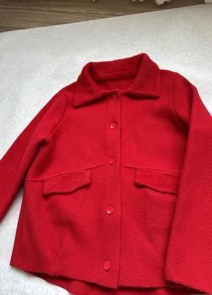 Укороченный свитер, красного цвета, новый, размер xs, s3 фото