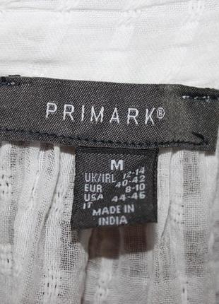 Белый  котоновый пляжный сарафан, разм. м от primark, ирландия6 фото