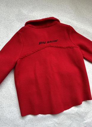 Укороченный свитер, красного цвета, новый, размер xs, s4 фото