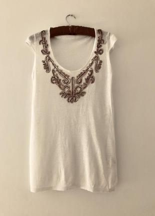 Льняная футболочка