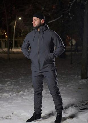 Костюм softshell intruder серый
