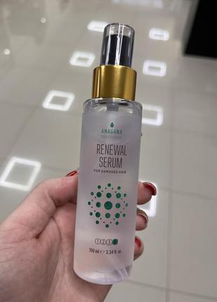 Флюид "восстановление" для поврежденных волос anagana professional renewal serum