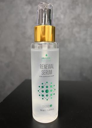 Флюид "восстановление" для поврежденных волос anagana professional renewal serum2 фото