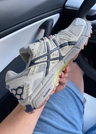 Класні чоловічі кросівки asics gel-kahana 8 beige бежеві4 фото