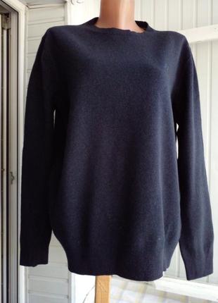 Брендовый шерстяной мягкий свитер джемпер большого размера5 фото
