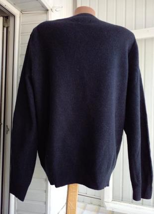 Брендовый шерстяной мягкий свитер джемпер большого размера3 фото