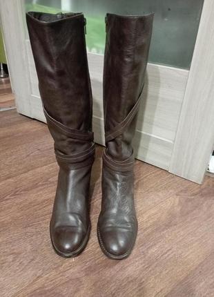 ❤️натуральная кожа сапоги деми весна осень