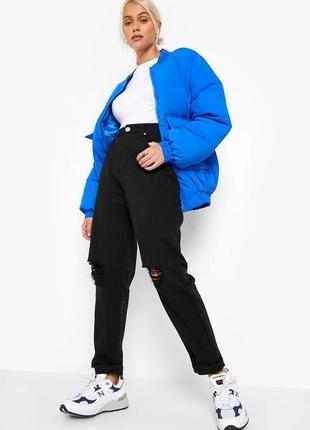 Джинсы mom boohoo 14/xl