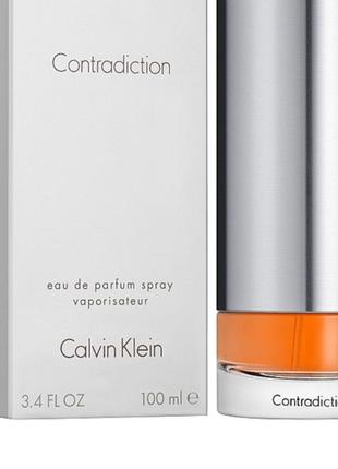 Оригинал calvin klein contradiction for women 100 ml ( кельвин клейн контрадыш ) парфюмированная вода