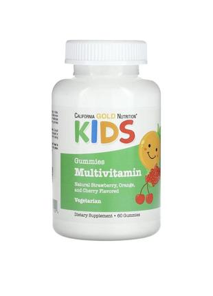 Мультивітаміни для дітей - 60 шт - california gold