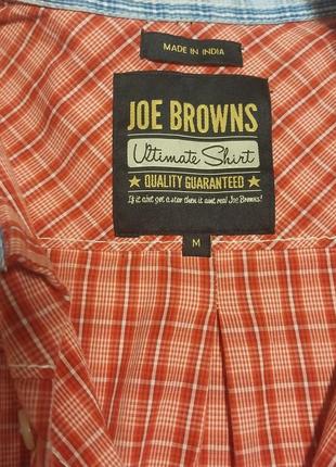 Качественная стильная брендовая рубашка joe browns 100% cotton2 фото