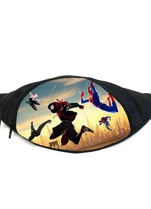 Поясна сумка бананка людина павук (gbims041) gear bag чорний