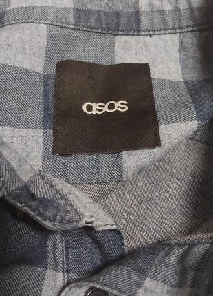 Качественная стильная брендовая рубашка asos 100% cotton5 фото