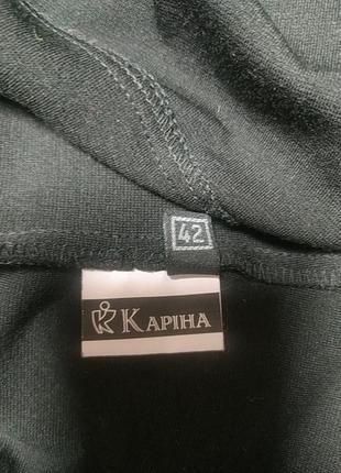 Маленьке чорне плаття/ сарафан зі щільного трикотажу, фабричне, українське "каріна"7 фото