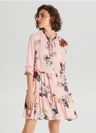 Платье cropp розовое
